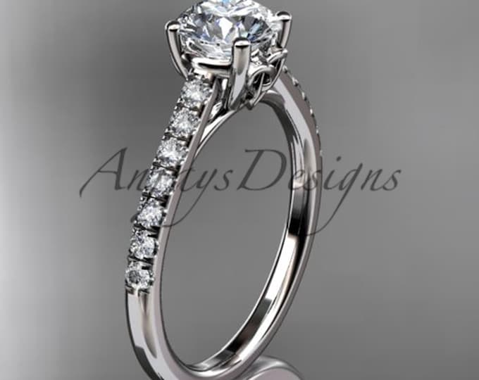 Celtic Trinity Knot Ring 1 Carat IGI Certified Round Diamond Engagement Ring
