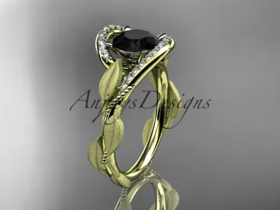 Natural fancy black diamond best sale ring
