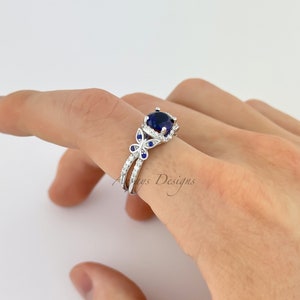 Sapphire rings gold