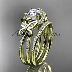 Nature inspired rings engagement