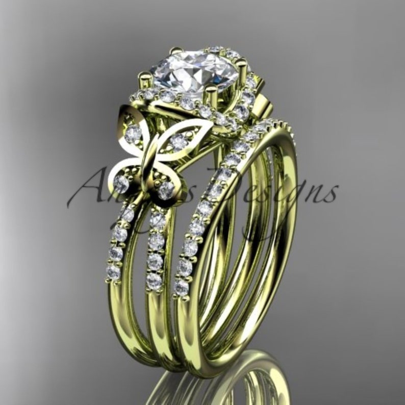 Nature inspired rings engagement