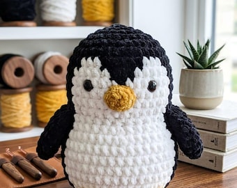 Crochet Penguin Amigurumi Pattern: Easy PDF Download, Low Sew Crochet Pattern