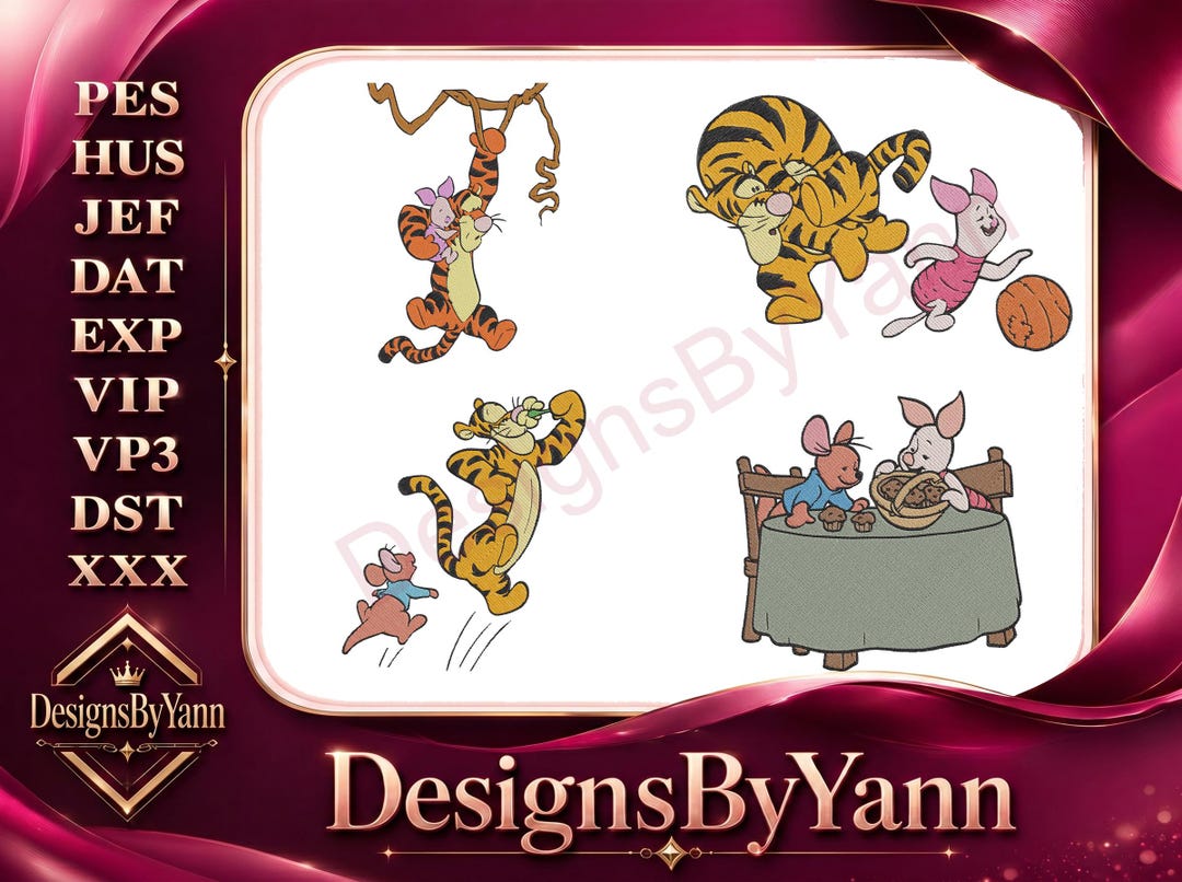 Winnie the Pooh - Tigger Roo Piglet Kanga - Playtime Hanging With Ball ...