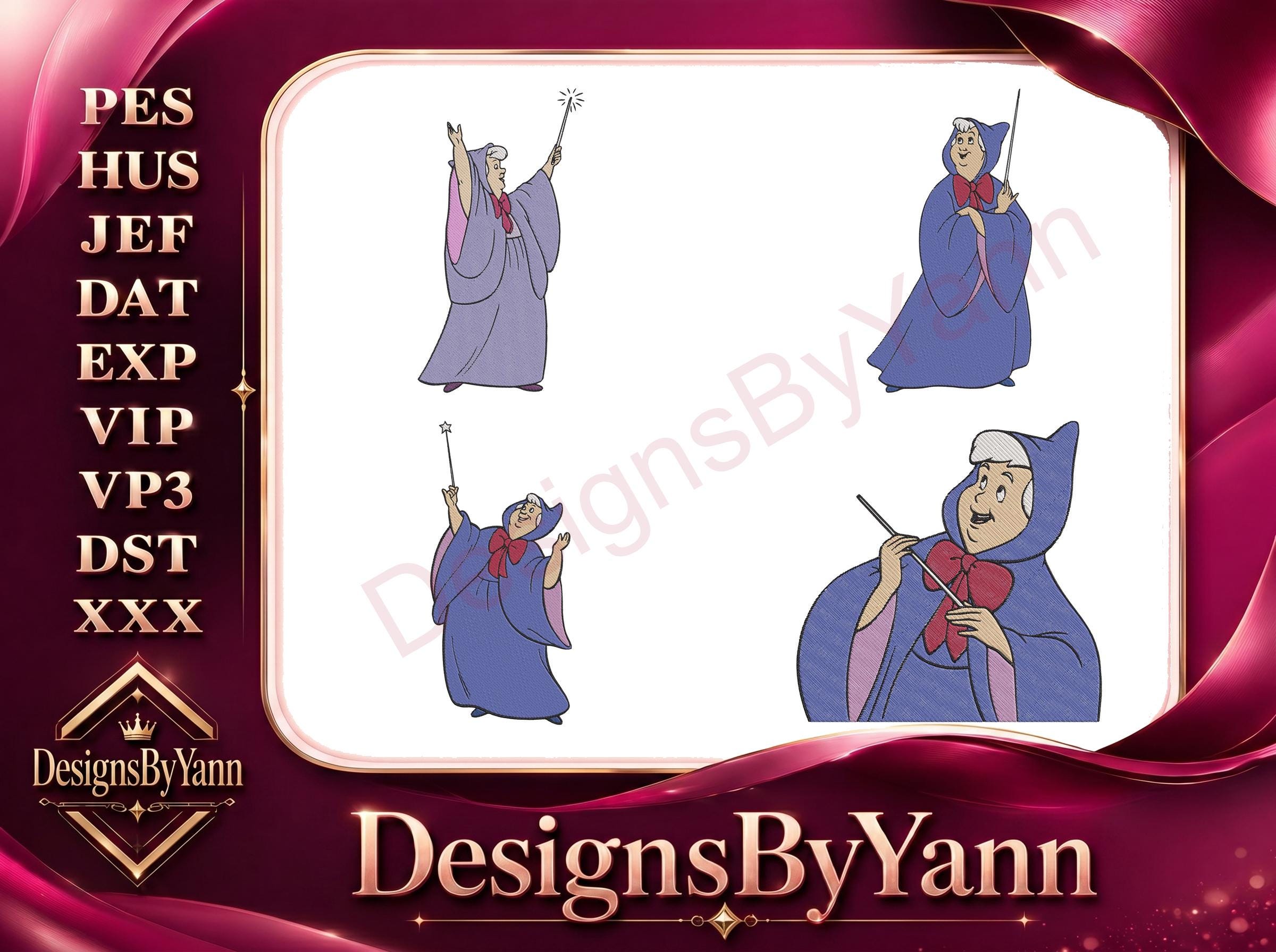 Cinderella Fairy Godmother Magical Poses With Magic Wand Collection ...