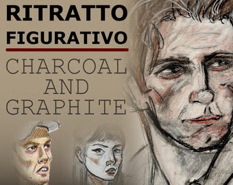 Ritratto Figurativo - Charcoal and Graphite