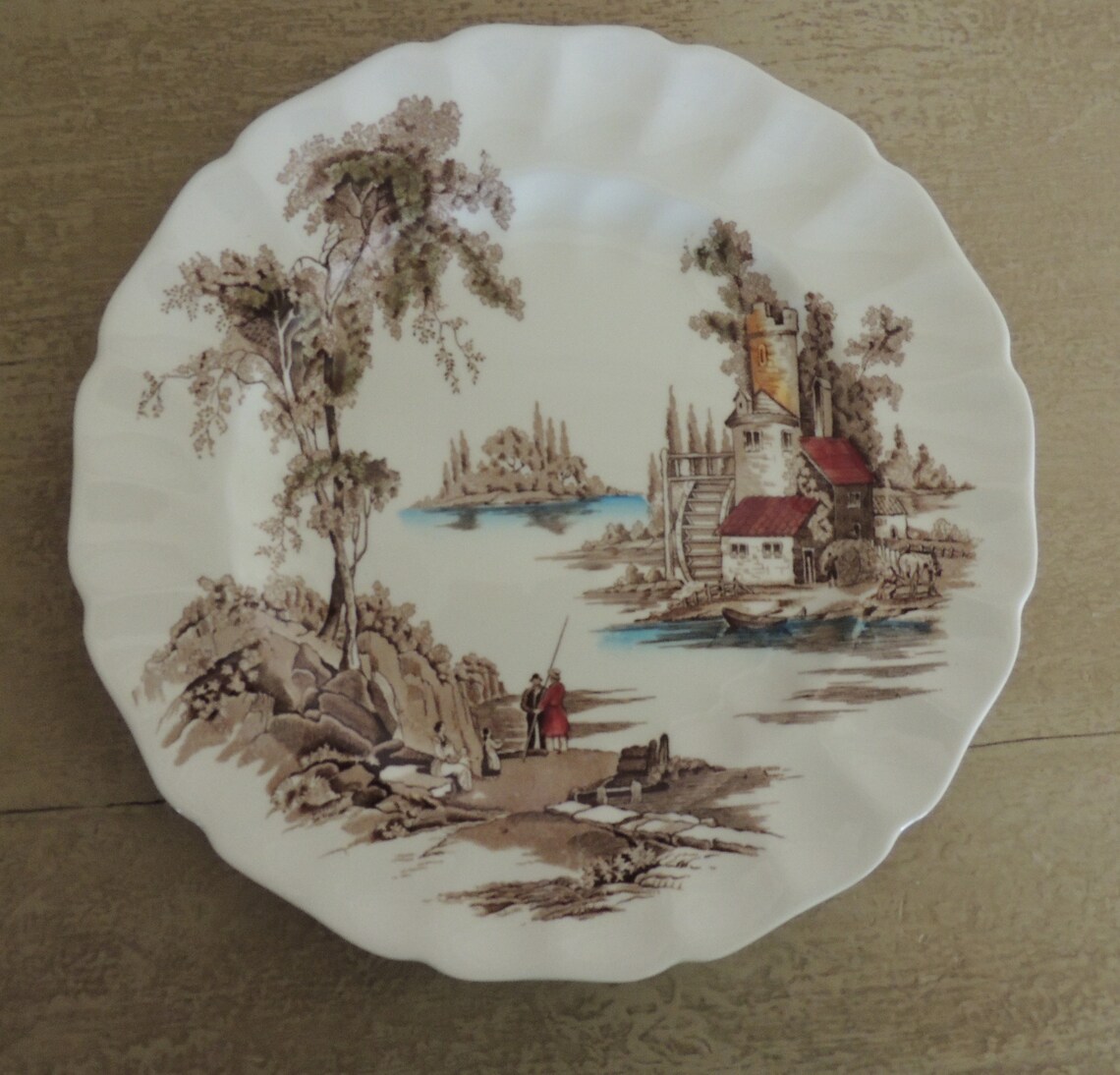 OLD MILL DINNER Plate 10 Johnson Brothers Made in Etsy