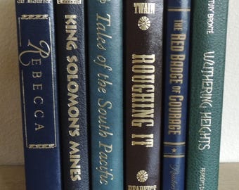SIX CLASSIC NOVELS Hardcover "World's Best Reading" Series Handsome Volumes 1980s-90s Not Perfect
