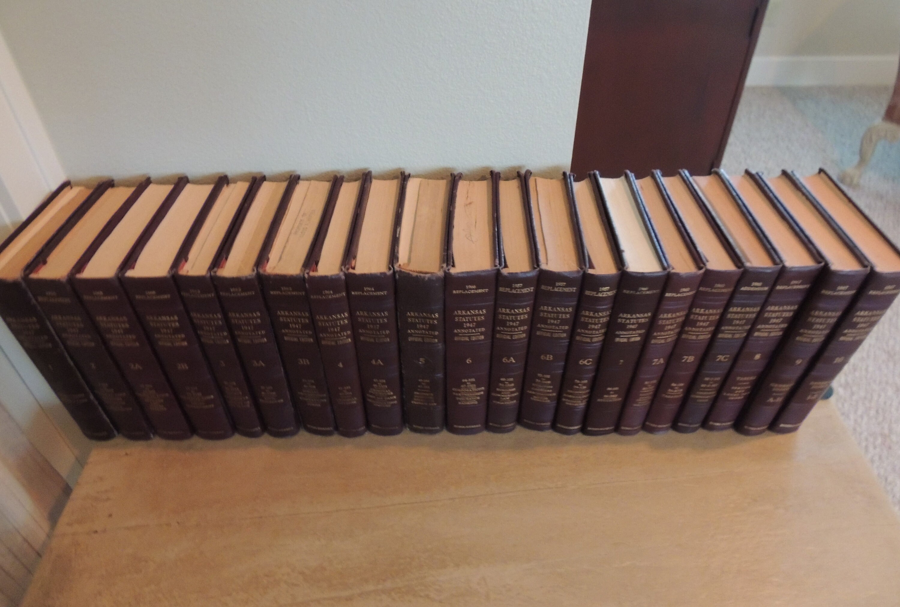 1947 ARKANSAS STATUTES 21 Volumes RARE Complete Set Annotated Etsy
