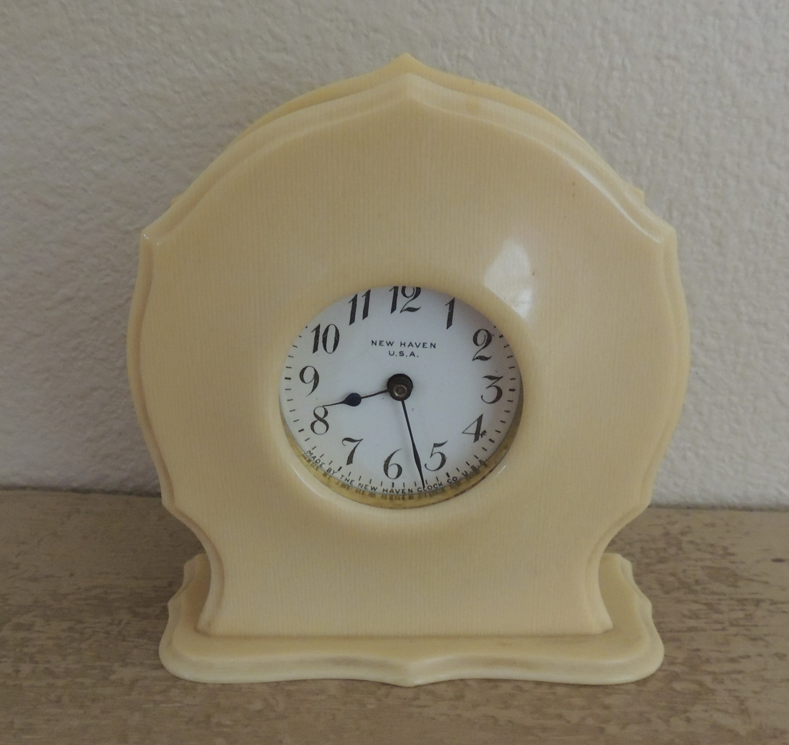 CELLULOID CLOCK for Dresser or Desk Antique 4.5 Tall Etsy