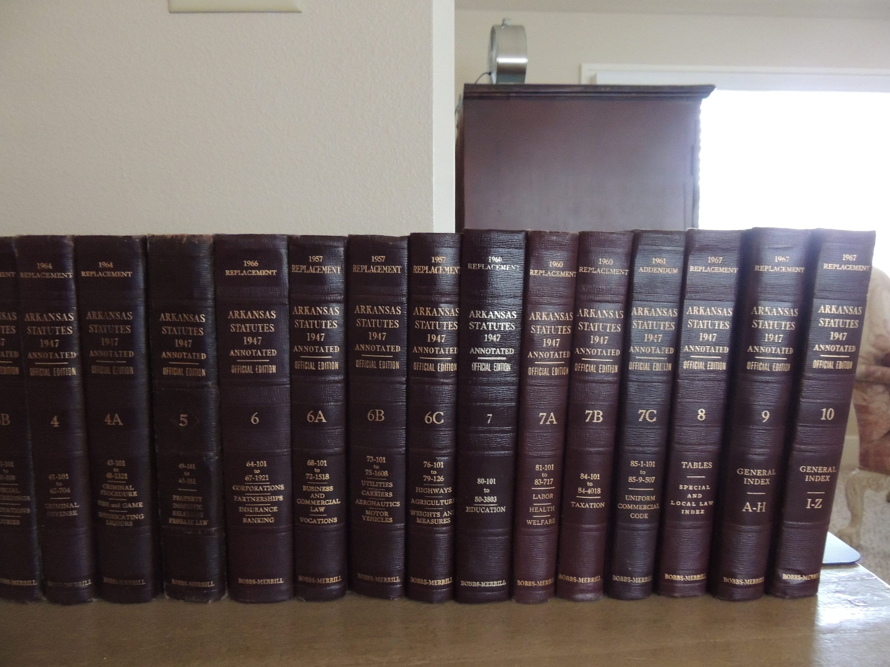 1947 ARKANSAS STATUTES 21 Volumes RARE Complete Set Annotated Etsy