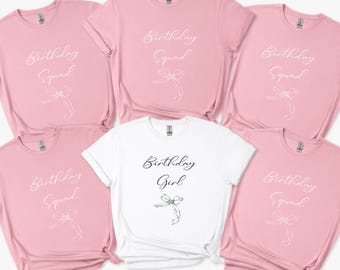 Birthday Squad Comfort Colors® Shirts: Matching Group Birthday Trip T-shirts
