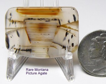 Rare Montana Picture Agate slab (inclusion similar to an Indian Breastplate), all natural,   (25300)