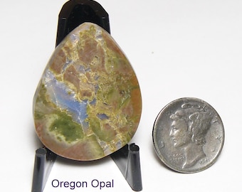 Oregon Opal lapidary slab, preformed, common opal,   (26014)