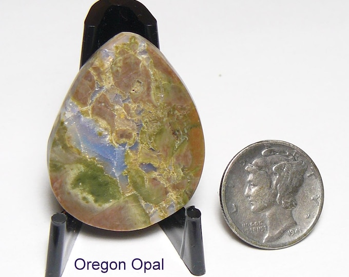 Oregon Opal lapidary slab, preformed, common opal,   (26014)