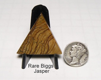 Biggs Jasper Lapidary Slab: Polished Oregon Stone with Dendrites (25245)