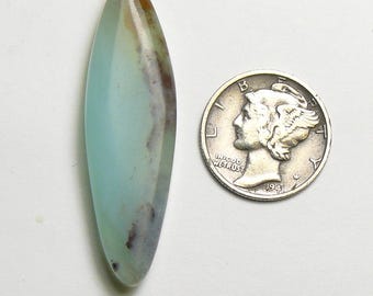 Peruvian Picture Opal Lapidary Slab: Natural Stone for Jewelry (25x11x5.5mm)  (26011)