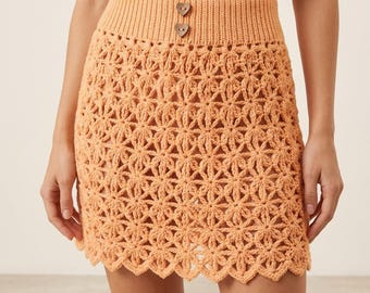 Crochet Skirt Pattern PDF | Easy Fan Stitch Skirt for Toddler Girl | Beginner Crochet Skirt Pattern | Summer Beach Skirt PDF + Video Guide