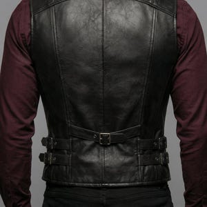 cosplay leather vest
medieval vest
larp leather armor
steampunk vest
mens leather vest
biker leather vest
viking leather vest
buckled leather vest
gift for him
gothic leather vest
gothic menswear
handmade leather
rocker leather vest