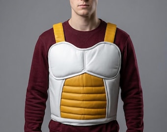 Men’s White & Mustard Yellow Puffer Vest | Quilted Leather Look Streetwear Body Warmer Winter Fashion Sleeveless Jacket Modern Utility Vest