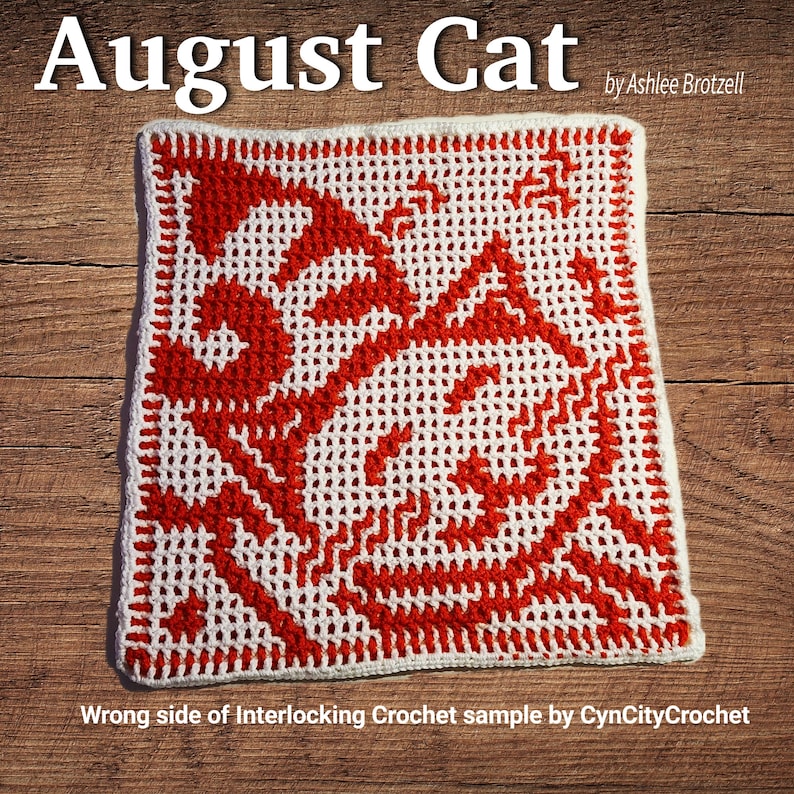August Cat from 2022: A Year of Cats eBook of Interlocking image 4
