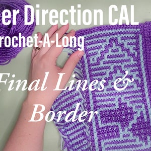 Summer Direction CAL Crochet-A-Long Interlocking Locked Filet Mesh / LFM and Overlay Mosaic written instructions and charts image 5