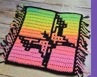 October 2025 Mystery (Butterfly) Crochet Pattern: Interlocking & Mosaic (PDF)
