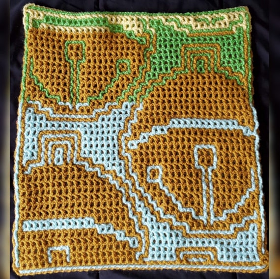 Solid Overlay Mosaic Crochet Update to 2020 Holiday Squares eBook - Ashlee  Brotzell Designs