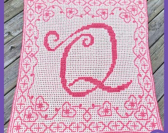 Beloved Q Crochet Pattern: Interlocking & Mosaic Techniques Plus Left-Handed (PDF Download)