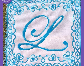 Beloved L Crochet Pattern: Interlocking & Mosaic Techniques Plus Left-Handed (PDF Download)