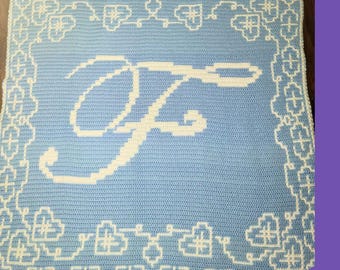 Beloved F Crochet Pattern: Interlocking & Mosaic Techniques Plus Left-Handed (PDF Download)