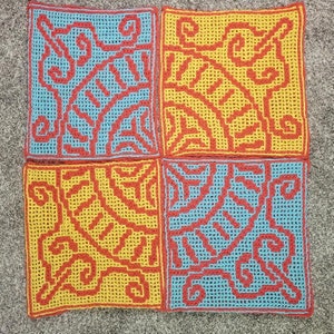 Crochet Patterns: Hobby Stencil Bundle- Interlocking (Locked Filet Mesh / LFM) and Overlay Mosaic; written instructions and chart