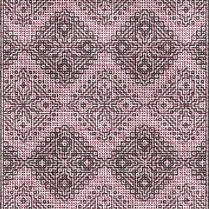 Evelyn's Expression Locked Filet Mesh Interlocking or Mosaic Crochet Throw Blanket Pattern image 1