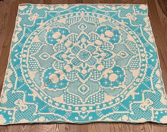 Harmony Mandala, Crochet Pattern: Interlocking & Mosaic Techniques, Bottom-up and Center-out (PDF)