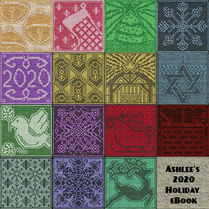 Ashlee's 2020 Holiday Squares eBook: 15 square bundle. image 1