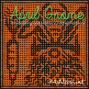 Crochet Pattern: April Gnome Interlocking LFM and Mosaic Crochet Patterns for Oversized Afghan Square image 4