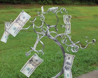 Money Tree Party Centerpiece-NEW Design-LARGE SIZE Wedding Wish Tree Wedding Centerpiece Tree