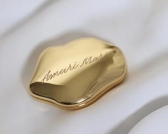 Personalized Compact Mirror, Custom Name Engraved Pocket Mirror, Bridesmaid Gift, Wedding Favor, Makeup Accessory, Portable Mirror