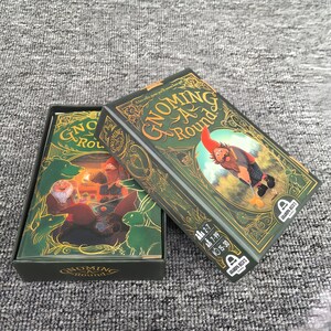 Gnoming Ein Rundes Kartenspiel, lustiges Gnom Golf Party Spiel, Familien Strategie Brettspiel, wunderliches Tabletop Geschenk für Spieleabend Bild 6
