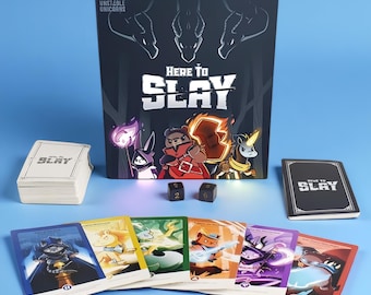 Here to Slay Base Game Strategic Fantasy Card Game by Unstable Unicorns | Family Party Game | Adventure RPG Card Game