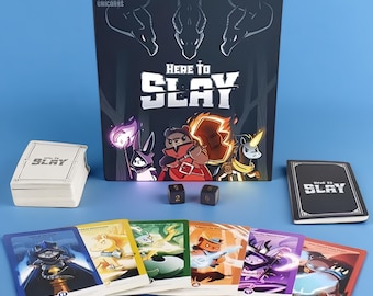 Here to Slay Card Game, Fantasy Strategy Party Game, Cooperative Monster Battle Adventure, Family Game Night Gift for Gamers