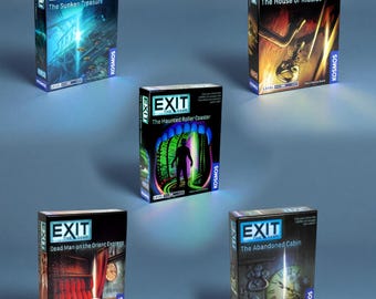 EXIT The Game Bundle Set, Escape Room Brettspiele Sammlung, Mystery Puzzle Abenteuerspiele für die Familienspielenacht