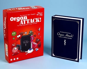 The Awkward Yeti Organ Attack Card Game, Medical Maladies Strategy Game, Funny Family Party Game with Hardcover Edition