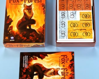 The Fox in the Forest Card Game, Two Player Strategy Game, Fairytale Trick Taking Game, Couples Game Night Gift, Family Fun