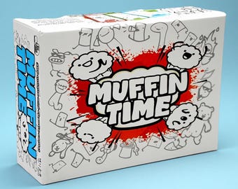 Muffin Time Card Game Funny Party Game Family Game Night Chaotic Strategy Card Game for Friends Teens Adults Gift