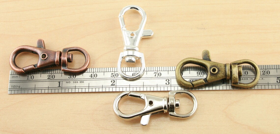 100 4 Color Options Large Swivel Key Ring Clips Handbag Etsy