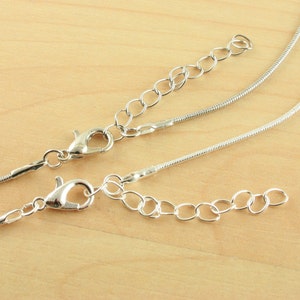 Silver Necklace Extender, Silver Bracelet Extender, Silver Jewelry