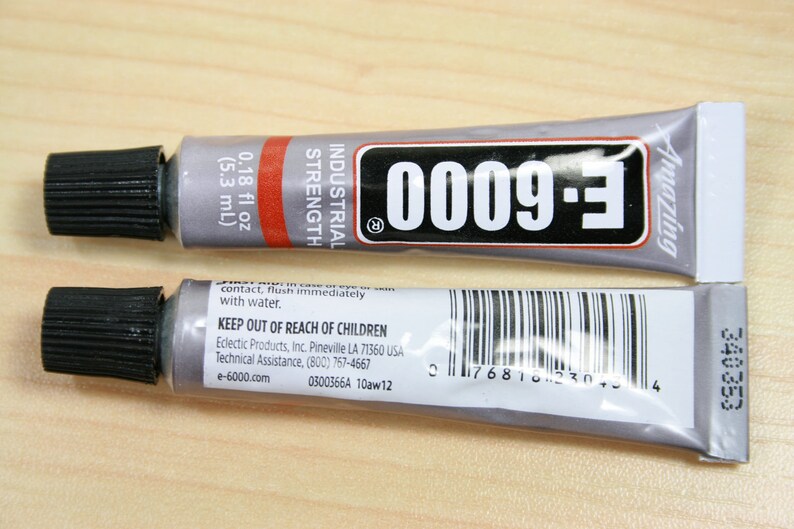 E6000 Glue Adhesive Industrial Strength Craft .18 oz Jewelry Etsy