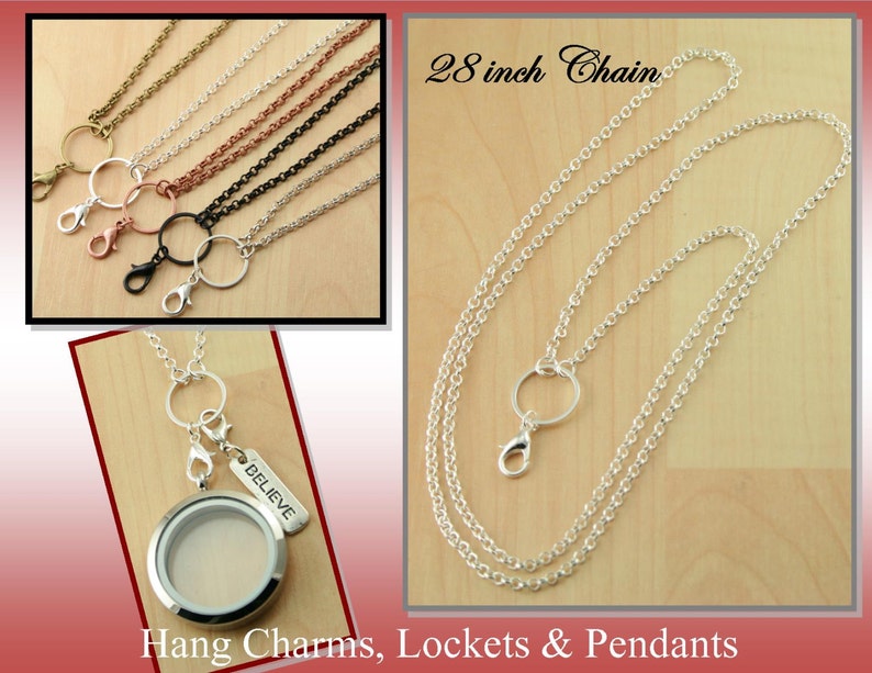 50 Petite Rolo Style Charm Chaincircle Loop. Necklace Chain Etsy