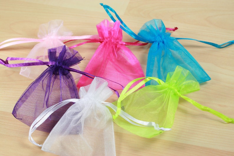 40 Organza Bags Small 8x9cm Assorted Colors Shown or Pick Etsy