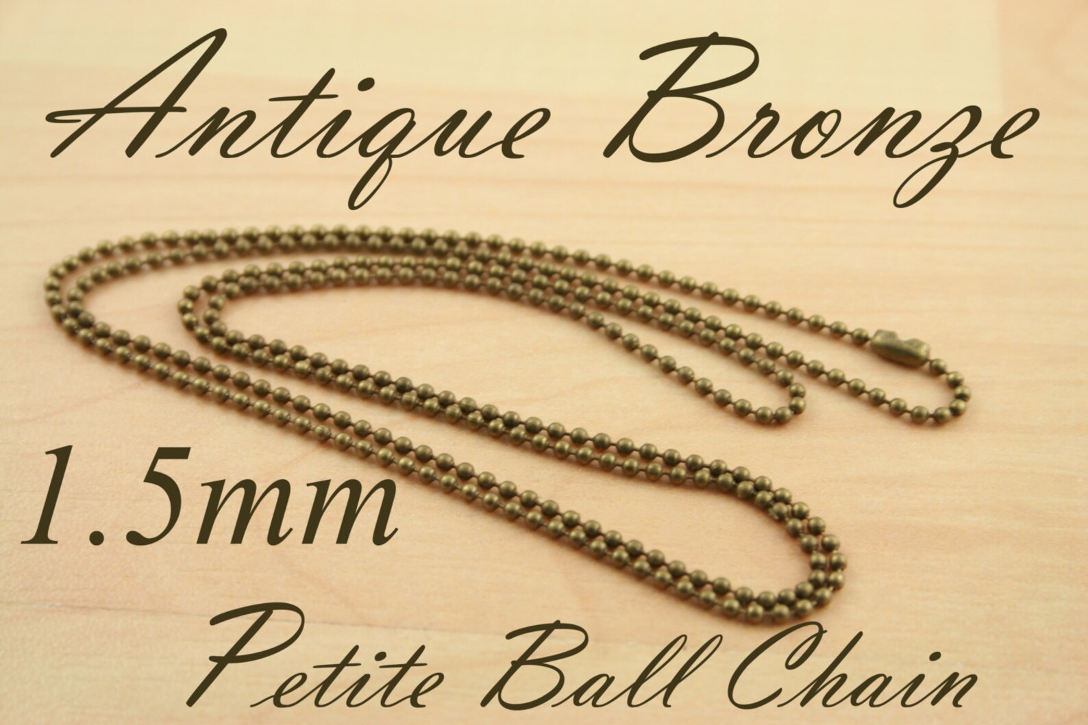 BULK Necklaces 24 Inch High Quality 1.5mm Ball Chain Etsy